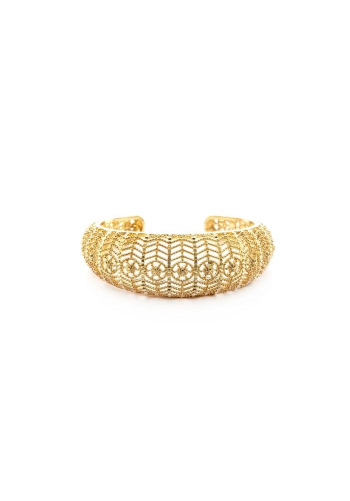 4Us Cesare Paciotti - Bracciale Rigido Filigrana - Argento - Donna