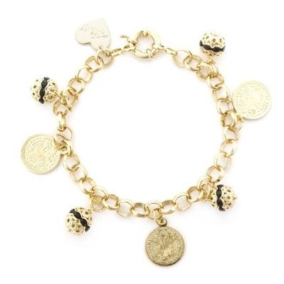 4Us Cesare Paciotti - Bracciale Moneta - Argento - Uomo