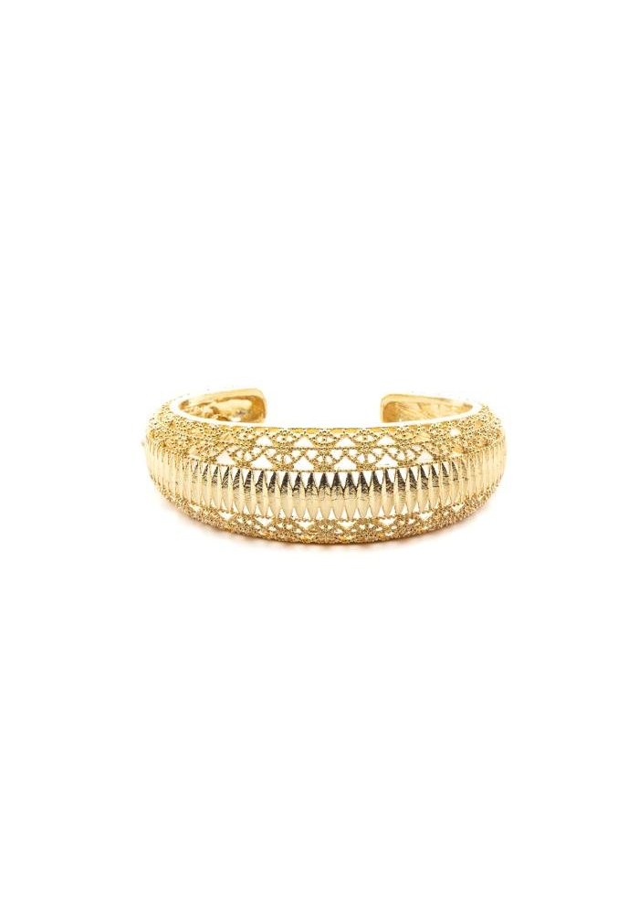 4Us Cesare Paciotti - Bracciale Rigido Filigrana - Argento - Donna