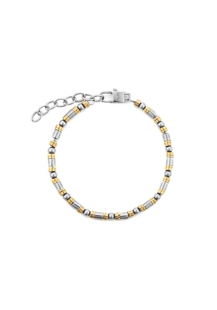 4Us Cesare Paciotti - Bracciale Tubetti - Acciaio - Pvd Oro