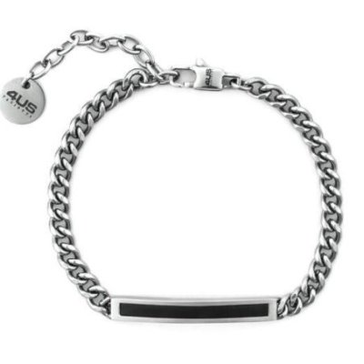 4Us Cesare Paciotti - Bracciale Piastra - Acciaio - Uomo