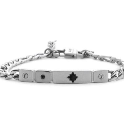 4Us Cesare Paciotti - Bracciale Rosa Dei Venti - Argento - Donna