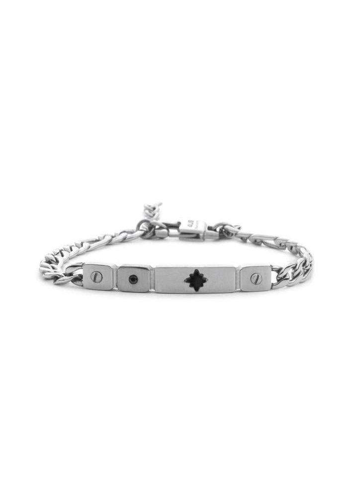 4Us Cesare Paciotti - Bracciale Rosa Dei Venti - Argento - Donna