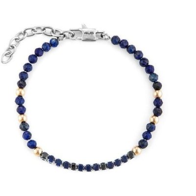 4Us Cesare Paciotti - Bracciale Mezzo Tennis - Acciaio - Oro