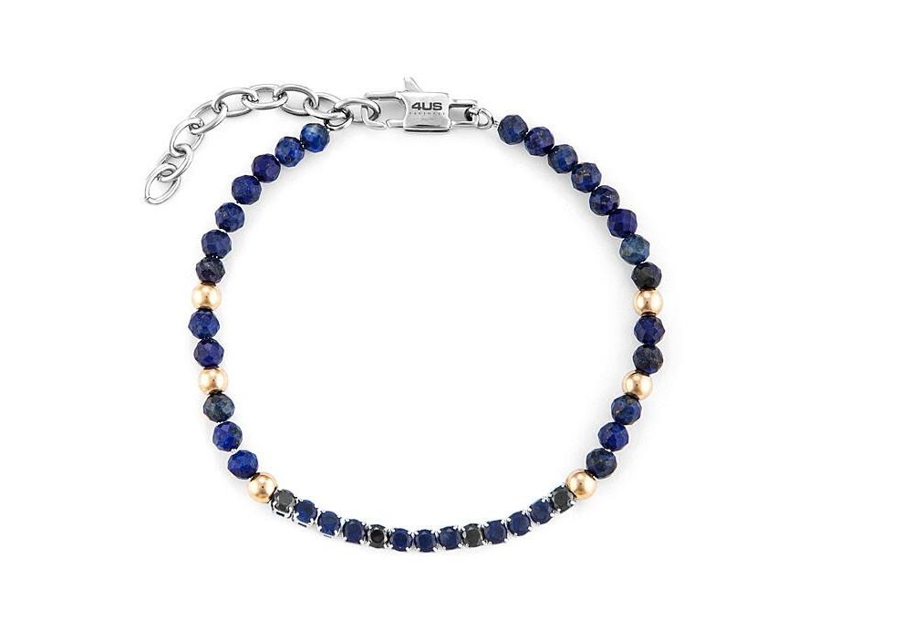 4Us Cesare Paciotti - Bracciale Mezzo Tennis - Acciaio - Oro