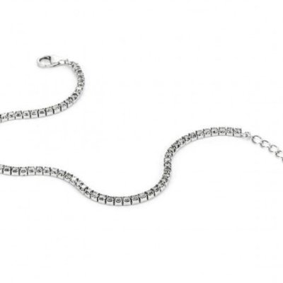 4Us Cesare Paciotti - Bracciale Tennis - Argento 925 - Zirconi