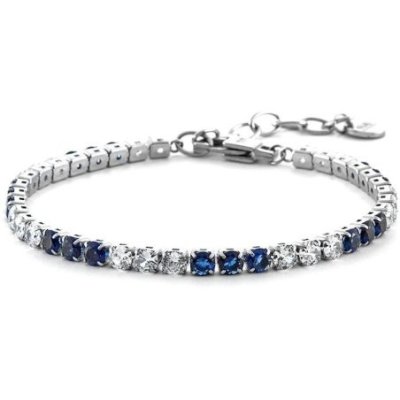 4Us Cesare Paciotti - Bracciale Tennis - Acciaio - Zirconi Bianchi