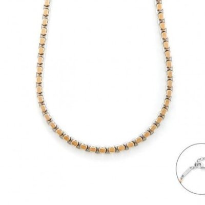 4Us Cesare Paciotti - Collana Uomo - Acciaio - Design Moderno