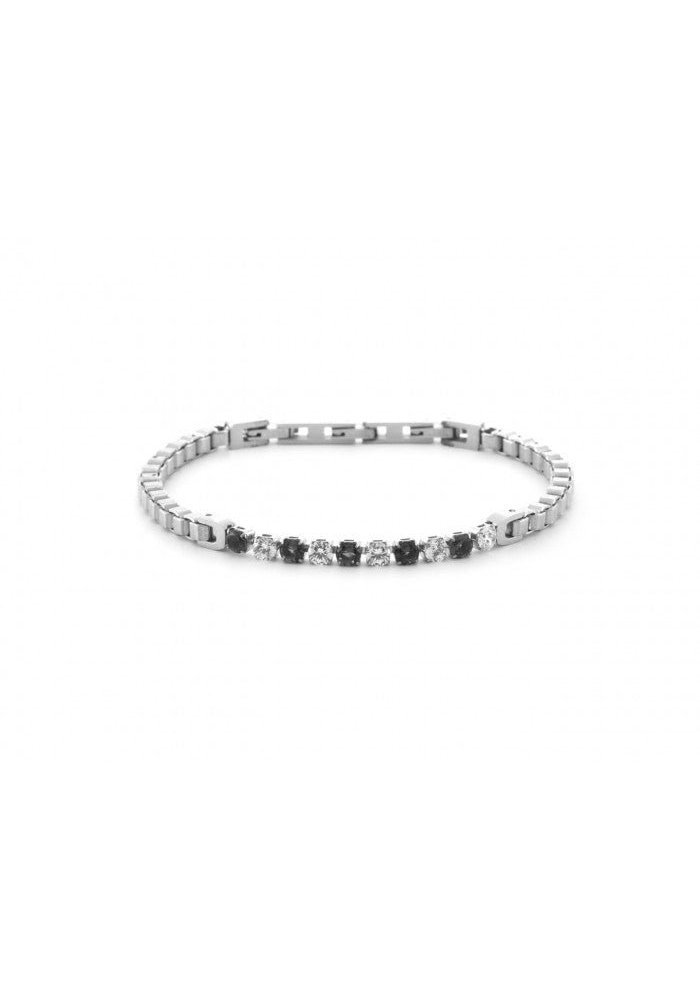 4Us Cesare Paciotti - Bracciale Tennis - Acciaio - Zirconi