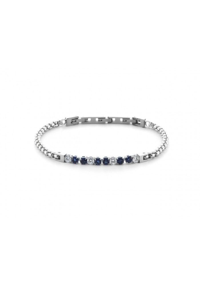 4Us Cesare Paciotti - Bracciale Tennis - Acciaio - Zirconi