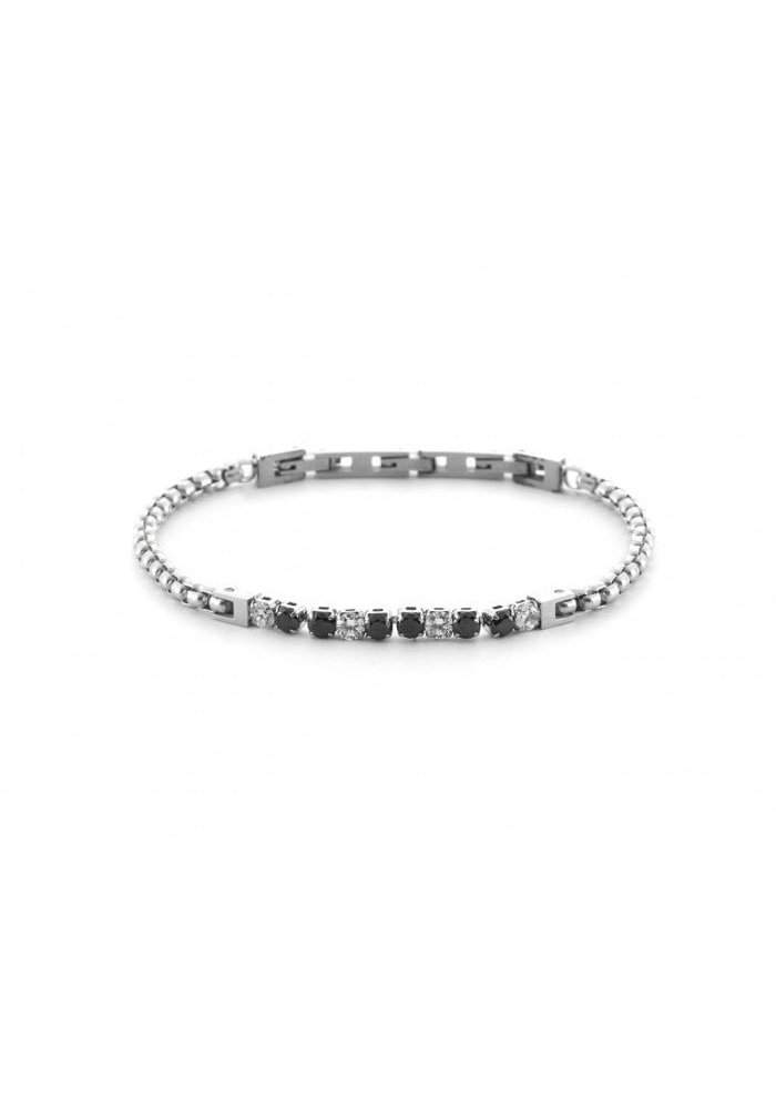 4Us Cesare Paciotti - Bracciale Tennis - Acciaio - Zirconi