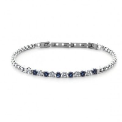 4Us Cesare Paciotti - Bracciale Tennis - Acciaio - Zirconi