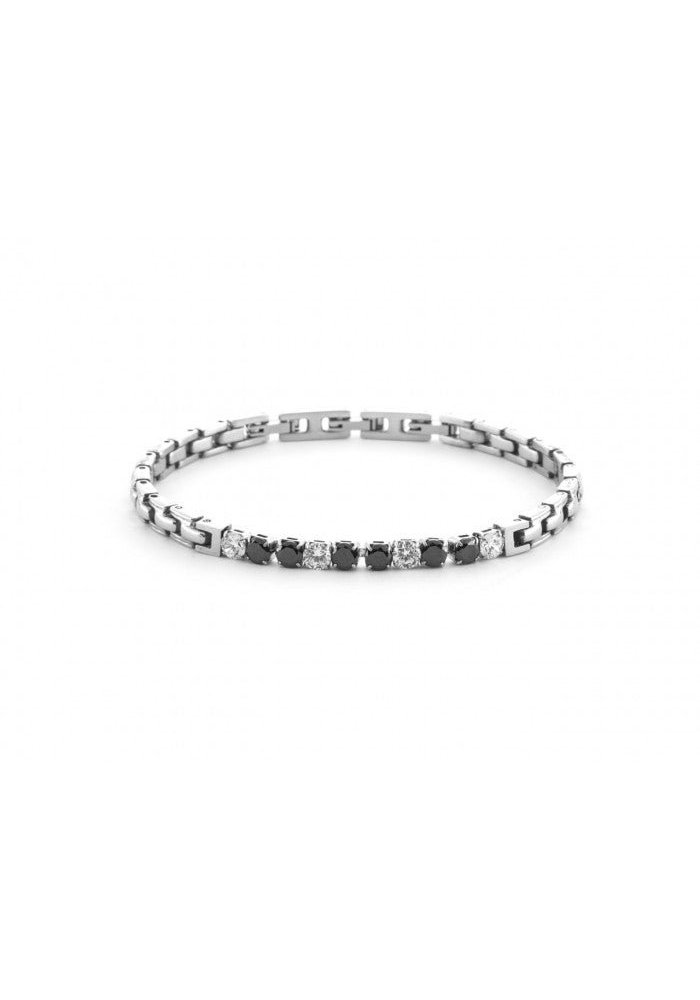 4Us Cesare Paciotti - Bracciale Tennis - Acciaio - Zirconi