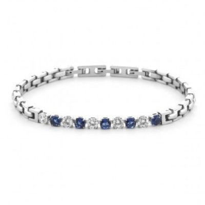 4Us Cesare Paciotti - Bracciale Tennis - Acciaio - Zirconi