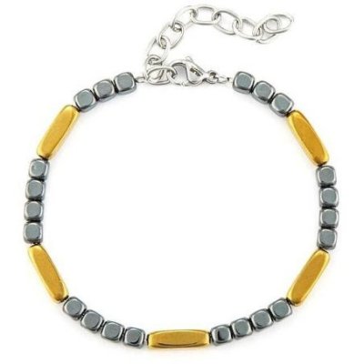 4Us Cesare Paciotti - Bracciale Ematite - Acciaio - Uomo