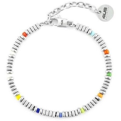 4Us Cesare Paciotti - Bracciale Uomo - Acciaio - Multicolore