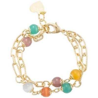 4Us Cesare Paciotti - Bracciale Occhio Di Gatto - Multicolor - Donna