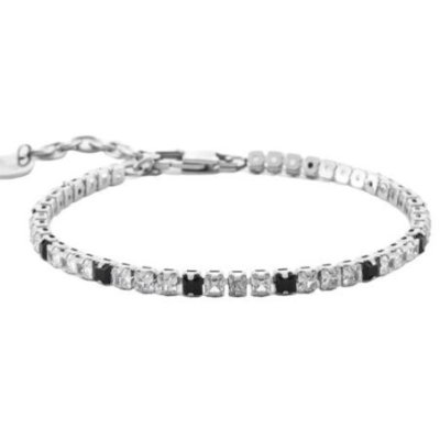 4Us Cesare Paciotti - Bracciale Tennis - Argento - Zirconi