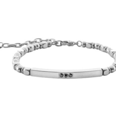 4Us Cesare Paciotti - Bracciale Acciaio - Uomo - Moderno