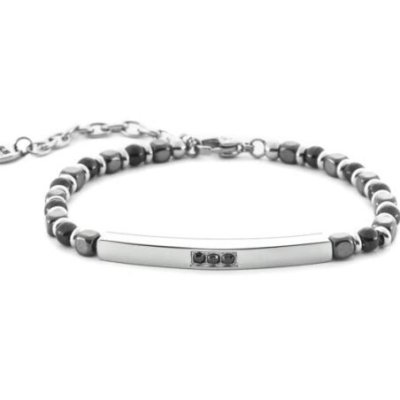 4Us Cesare Paciotti - Bracciale Acciaio Uomo - Design Moderno