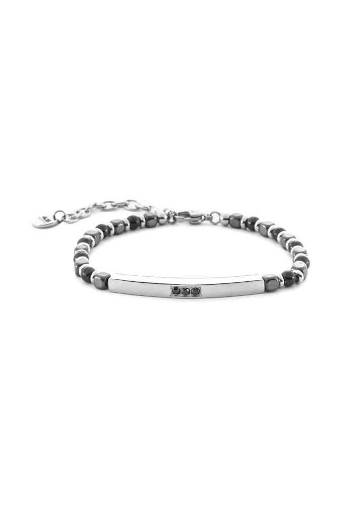 4Us Cesare Paciotti - Bracciale Acciaio Uomo - Design Moderno