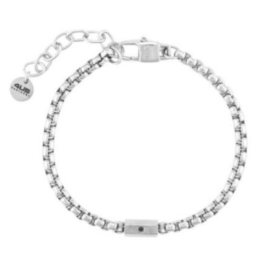 4Us Cesare Paciotti - Bracciale Acciaio - Uomo - Design Moderno