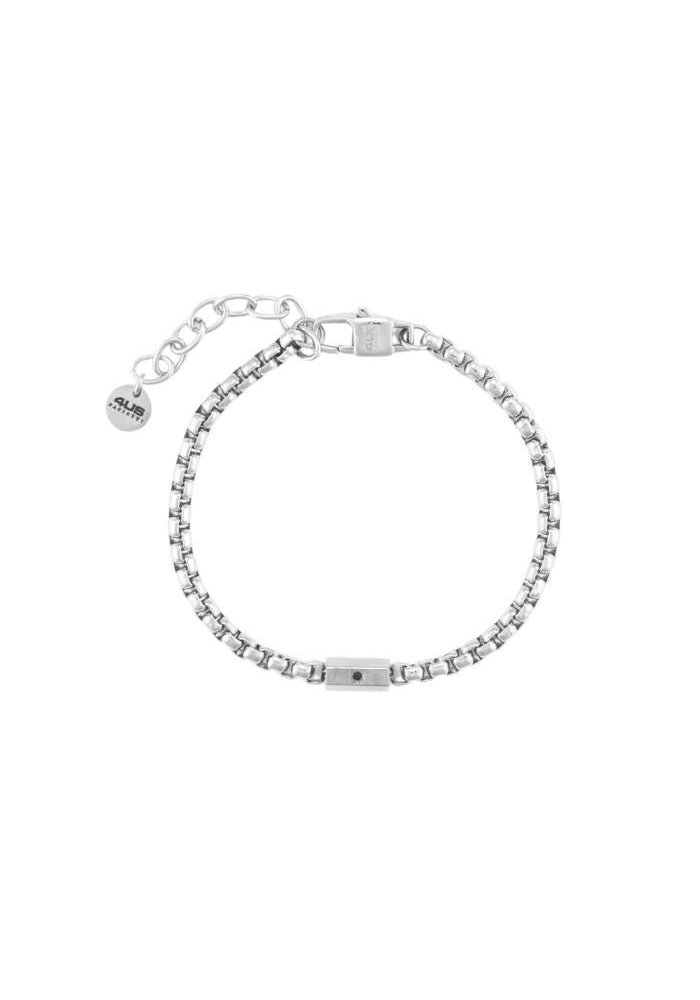 4Us Cesare Paciotti - Bracciale Acciaio - Uomo - Design Moderno