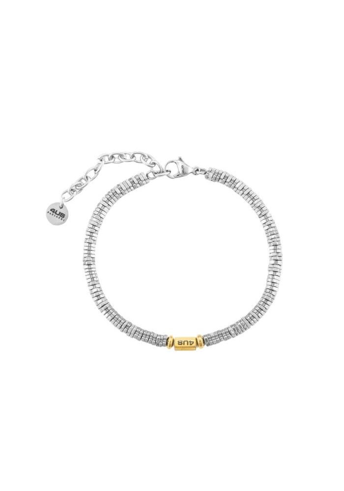 4Us Cesare Paciotti - Bracciale Rondelle - Acciaio - Uomo
