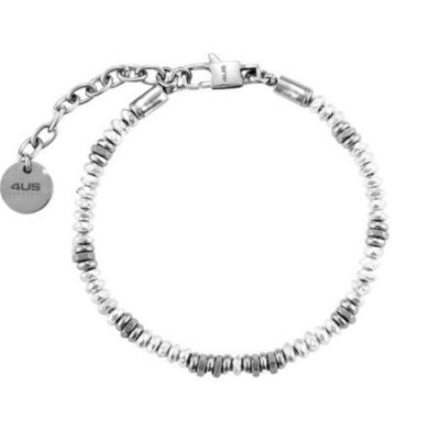 4Us Cesare Paciotti - Bracciale Rondelle - Acciaio - Uomo