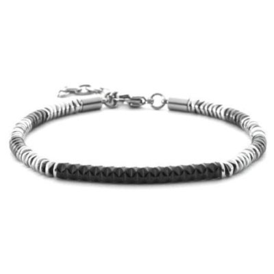 4Us Cesare Paciotti - Bracciale Targa - Acciaio - Uomo