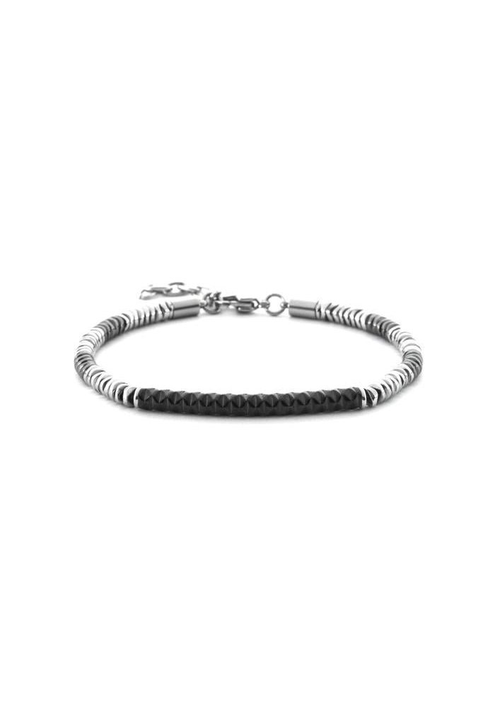 4Us Cesare Paciotti - Bracciale Targa - Acciaio - Uomo