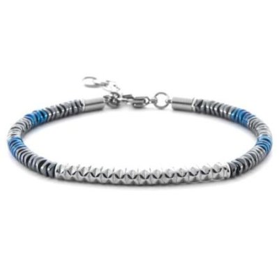 4Us Cesare Paciotti - Bracciale Targa - Acciaio - Uomo