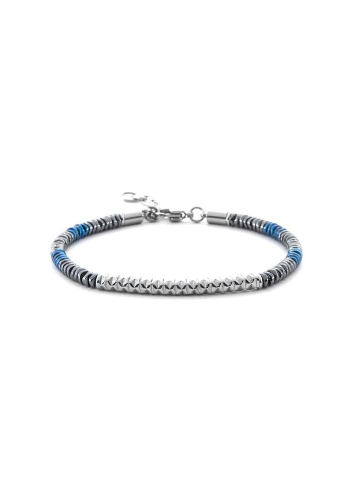 4Us Cesare Paciotti - Bracciale Targa - Acciaio - Uomo
