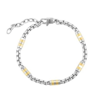 4Us Cesare Paciotti - Bracciale Uomo - Acciaio - Dettagli Moderni