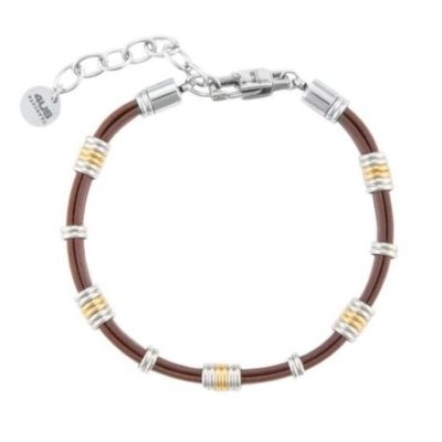 4Us Cesare Paciotti - Bracciale Ecopelle - Elementi Moderni