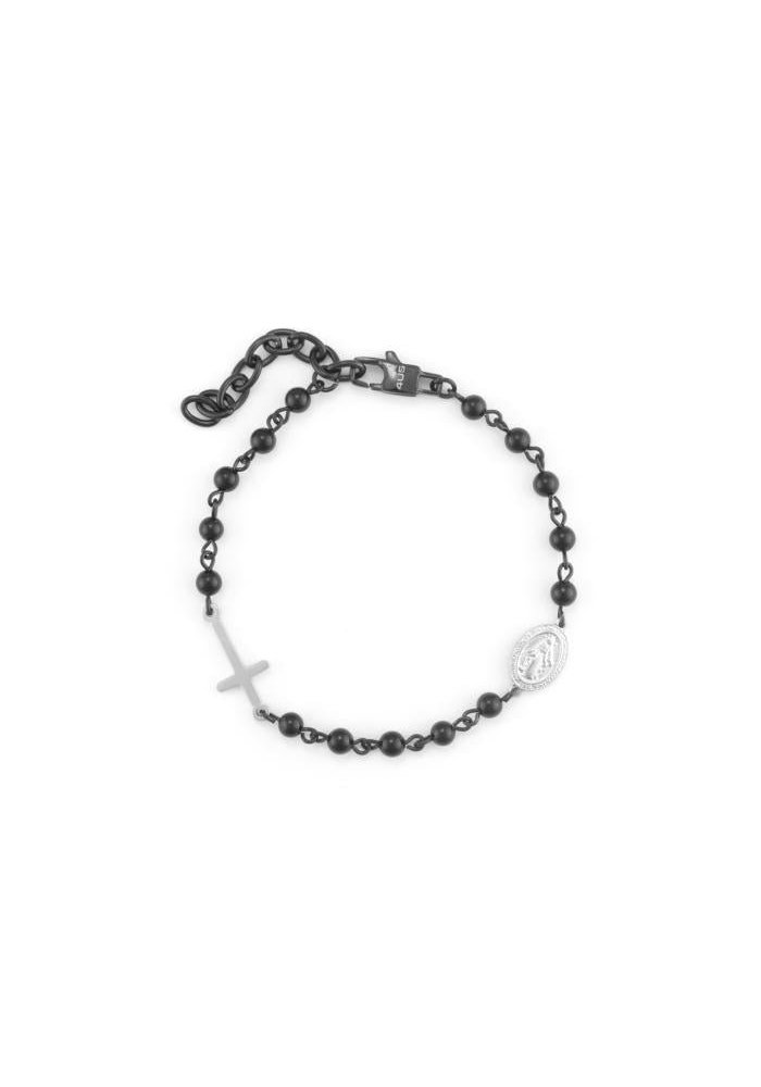 4Us Cesare Paciotti - Bracciale Rosario - Argento - Perle