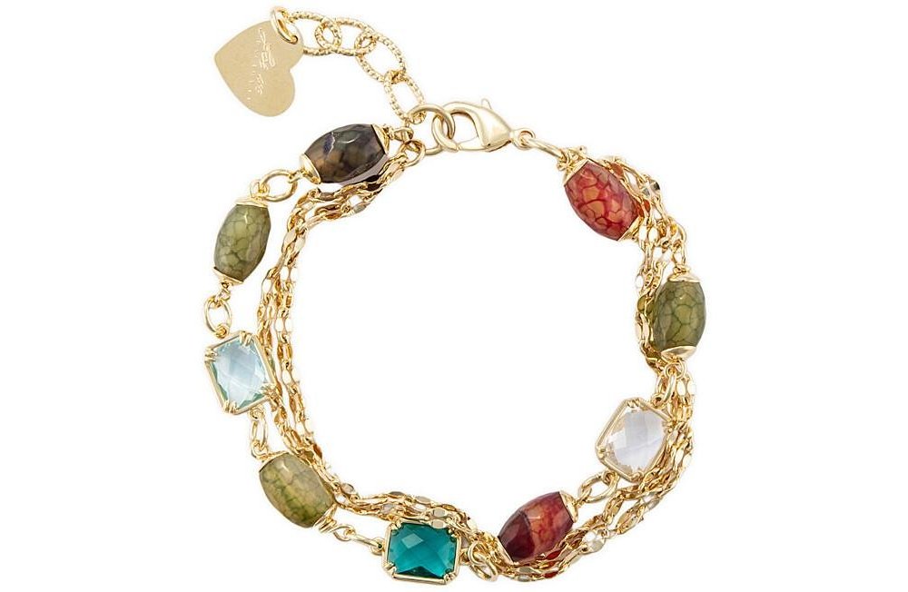 4Us Cesare Paciotti - Bracciale Agata - Multicolor - Donna