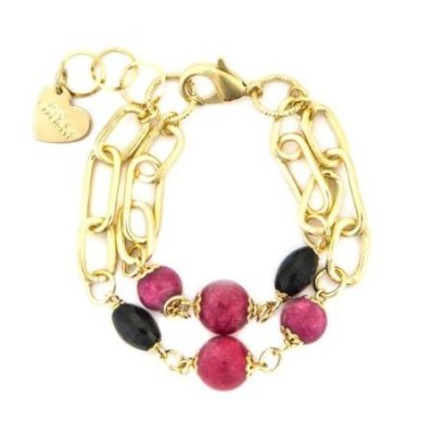 4Us Cesare Paciotti - Bracciale Giada - Argento - Verde