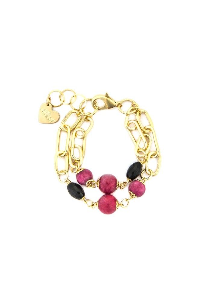 4Us Cesare Paciotti - Bracciale Giada - Argento - Verde