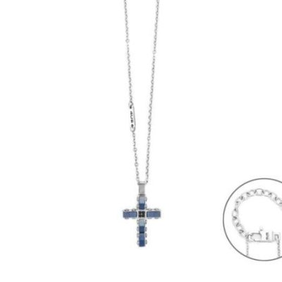 4Us Cesare Paciotti - Collana Croce - Argento - Uomo