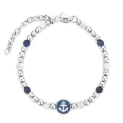 4Us Cesare Paciotti - Bracciale Ancora - Acciaio - Uomo