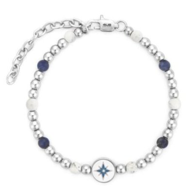 4Us Cesare Paciotti - Bracciale Rosa Dei Venti - Argento - Donna