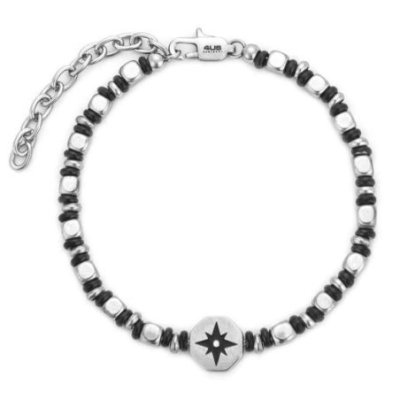 4Us Cesare Paciotti - Bracciale Rosa Dei Venti - Acciaio - Donna