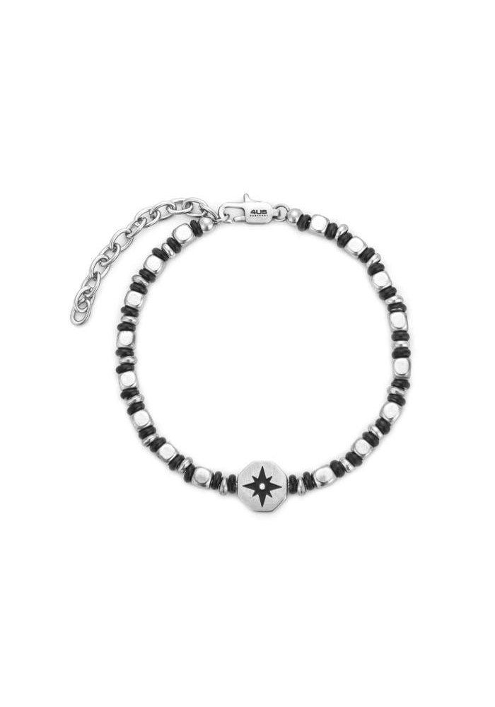 4Us Cesare Paciotti - Bracciale Rosa Dei Venti - Acciaio - Donna