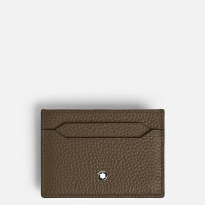 Montblanc - Porta Carte 5 Scomparti - Pelle - Marrone Castagna