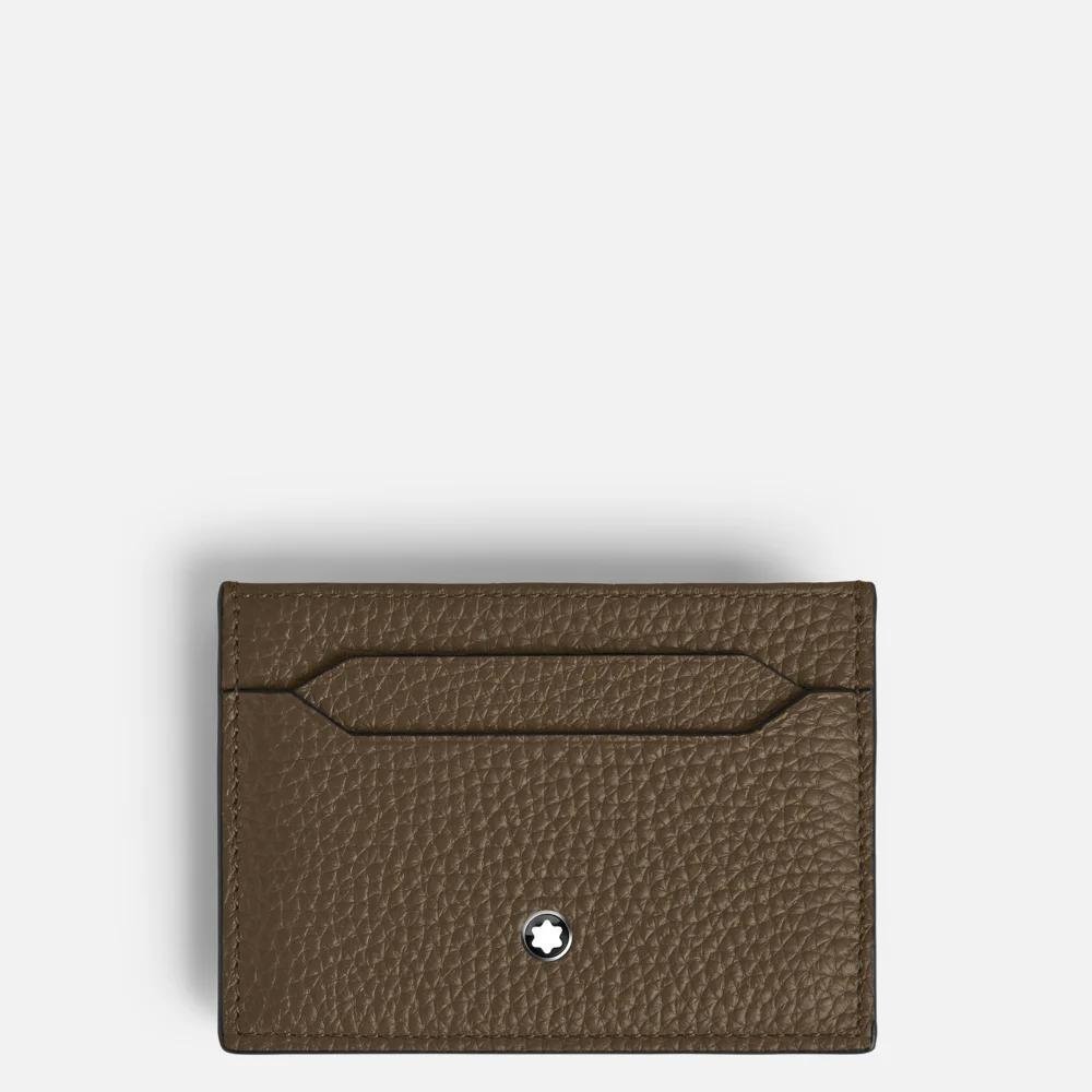 Montblanc - Porta Carte 5 Scomparti - Pelle - Marrone Castagna