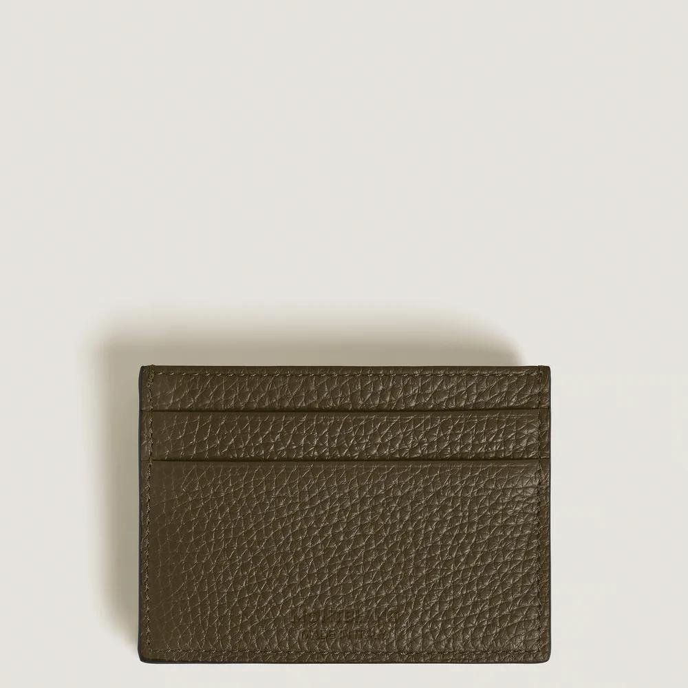 Montblanc - Porta Carte 5 Scomparti - Pelle Kaki - Uomo