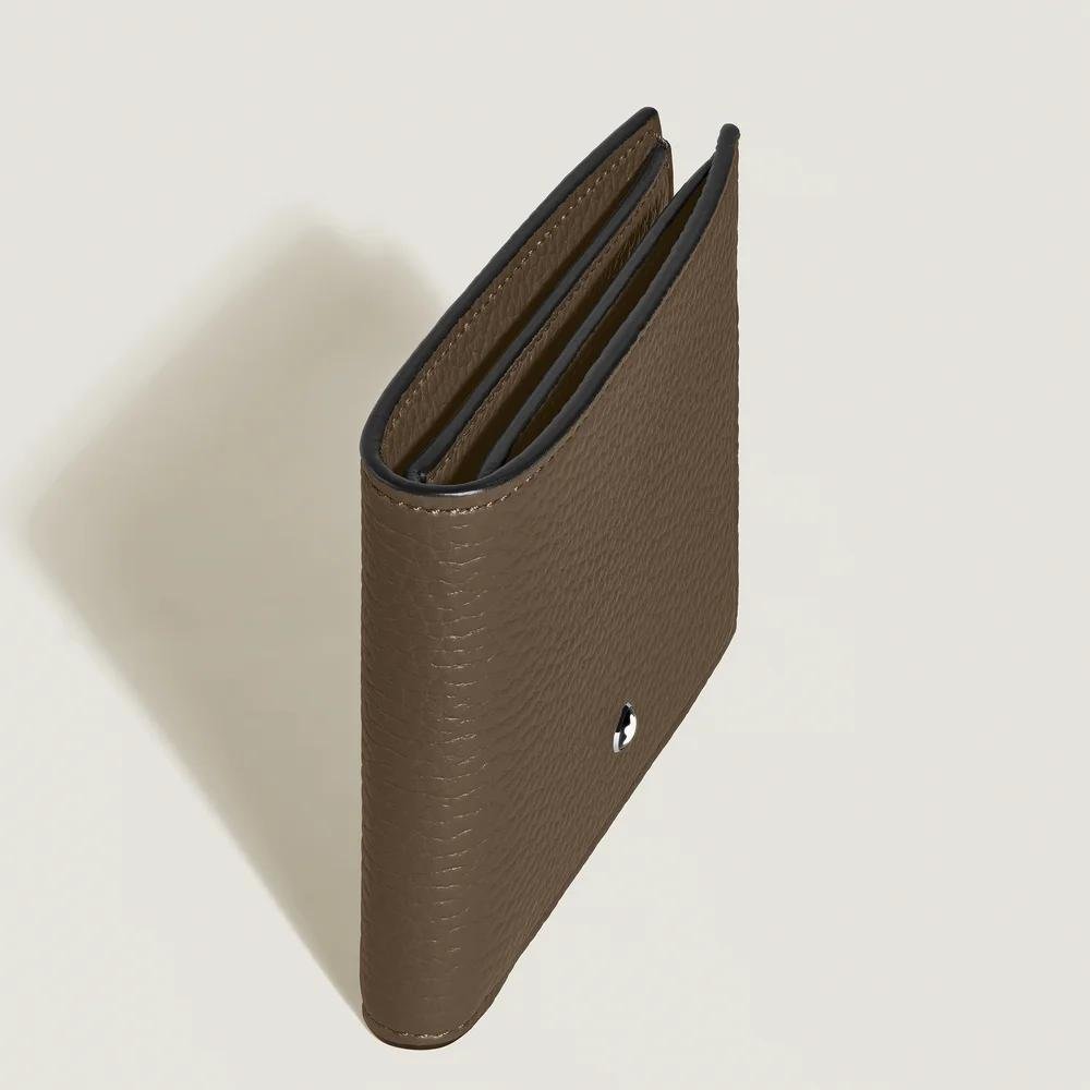 Montblanc - Portafoglio 6 Scomparti - Pelle - Marrone Castagna