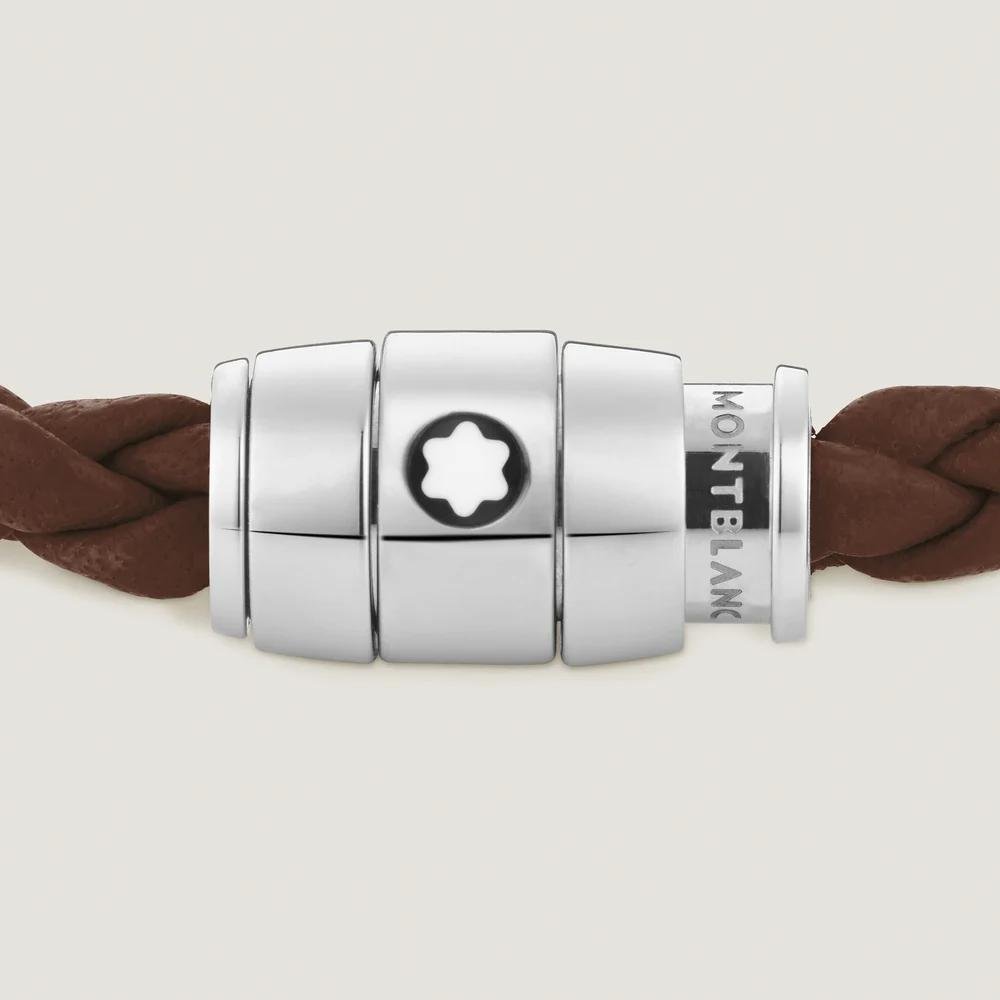 Montblanc - Bracciale Medio Pelle Morbida - Marrone Fulvo