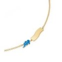 Le Bebe' - Bracciale Fortuna - Oro Giallo - Elefantino Smaltato